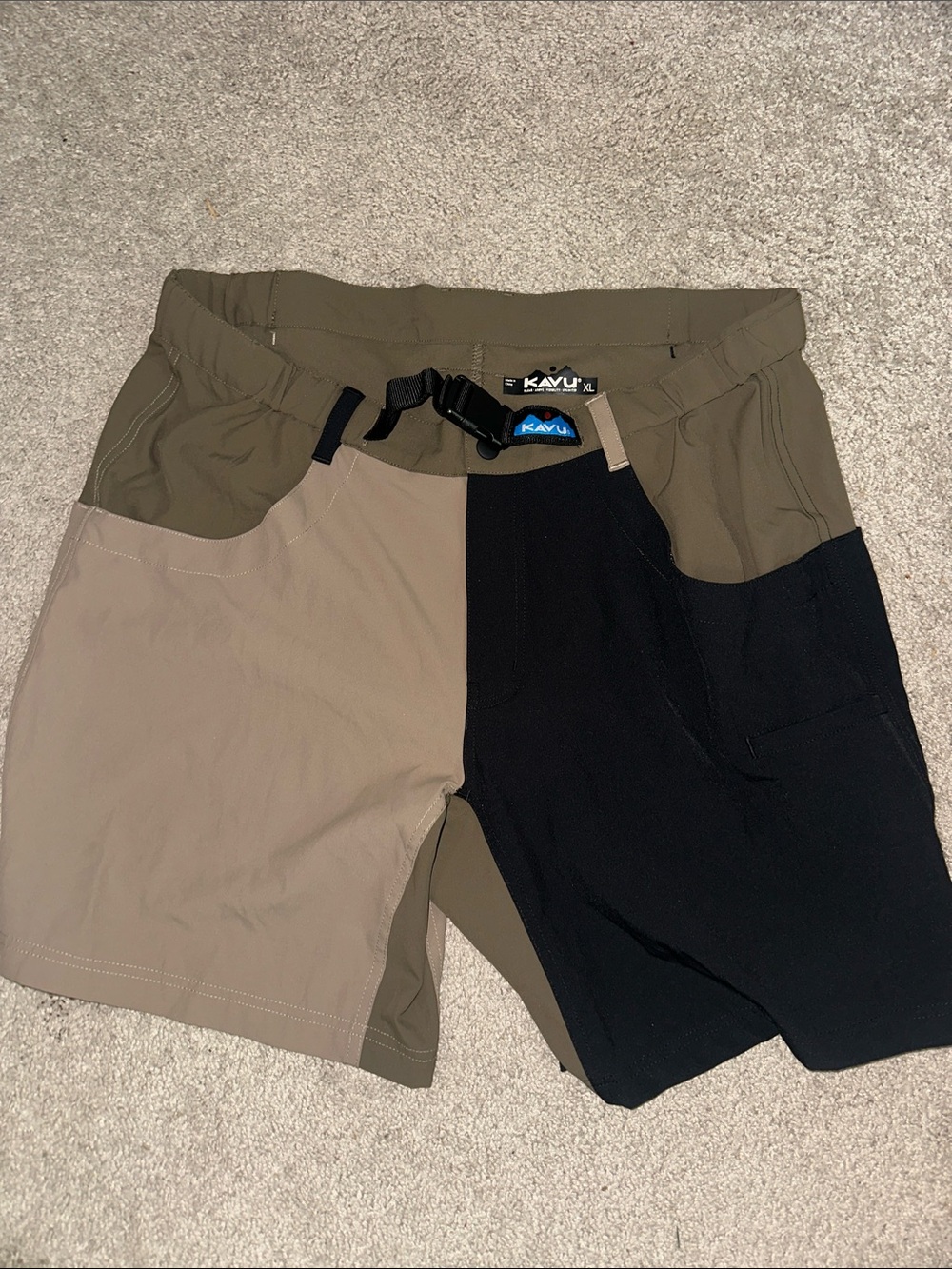 NWOT Kavu Hybrid Muti Tone Outdoor Performance Shorts